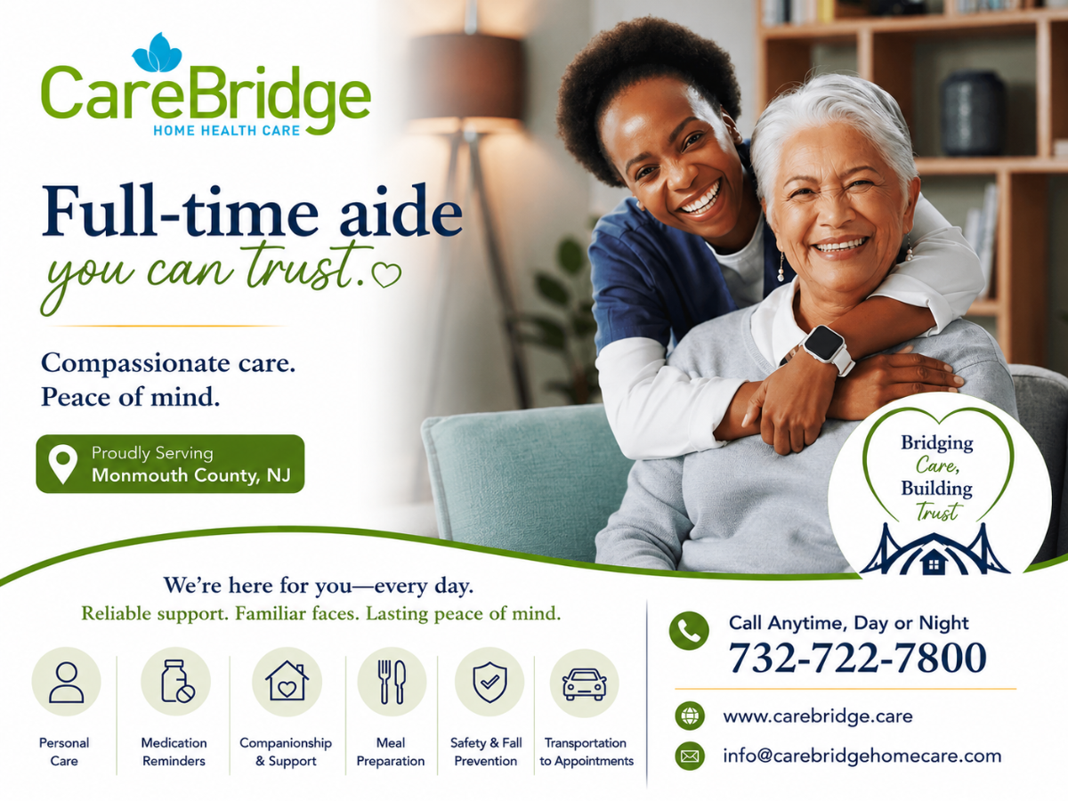Full-time aide Ocean County NJ