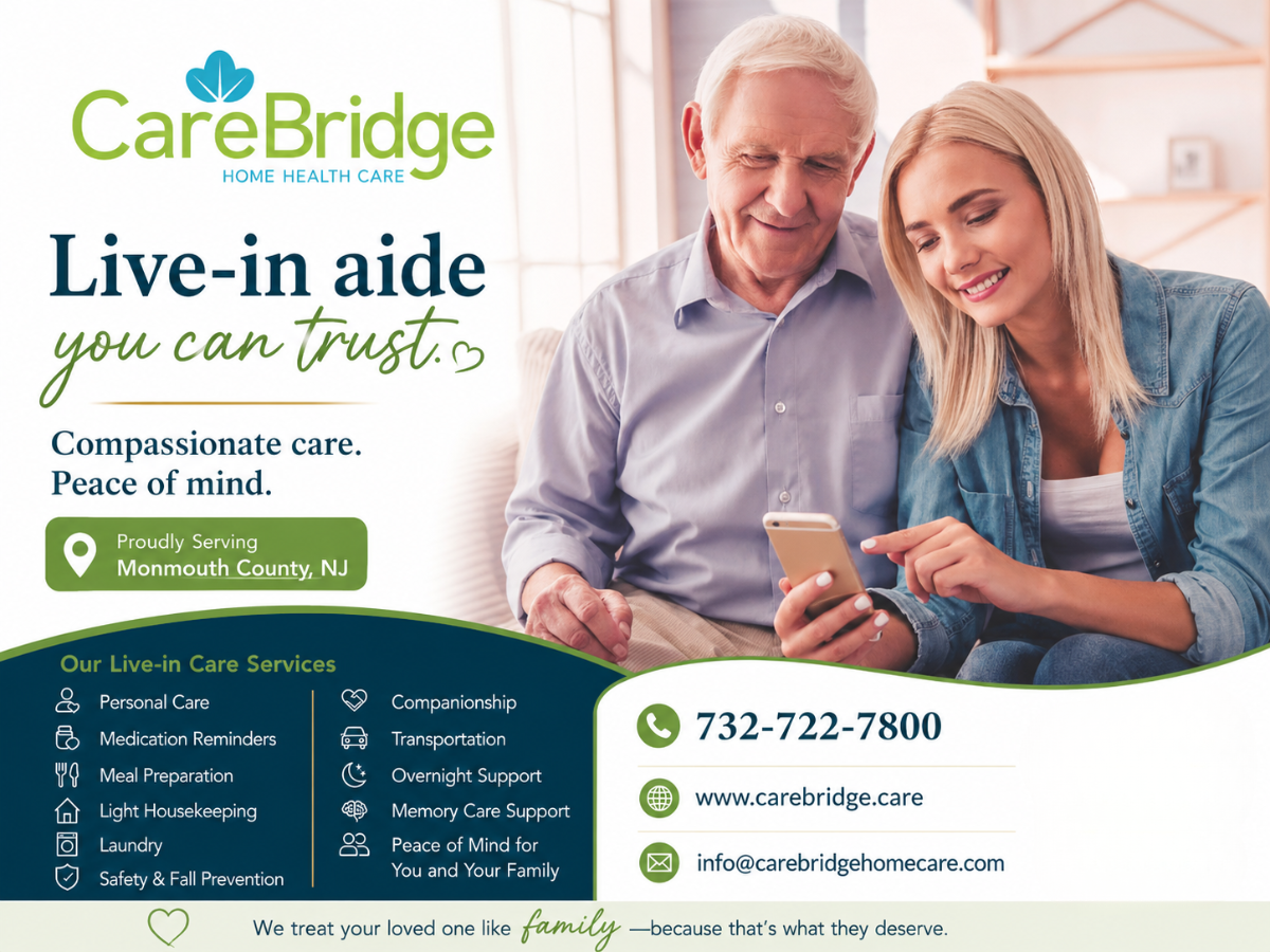 Live-in aide Ocean County NJ